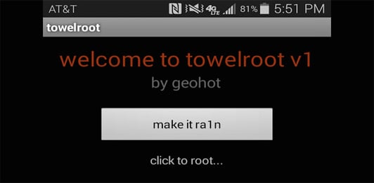   برنامج  Towel Root للأندرويد